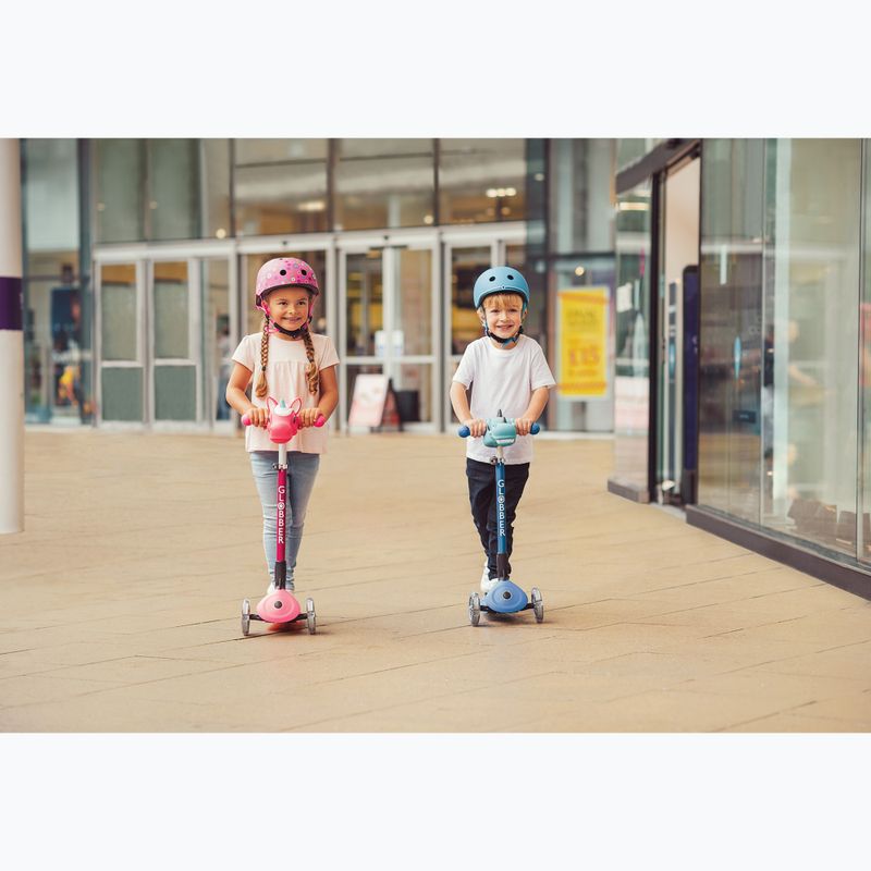 Children's three-wheeled scooter Globber Primo Foldable Lights fuchsia 16