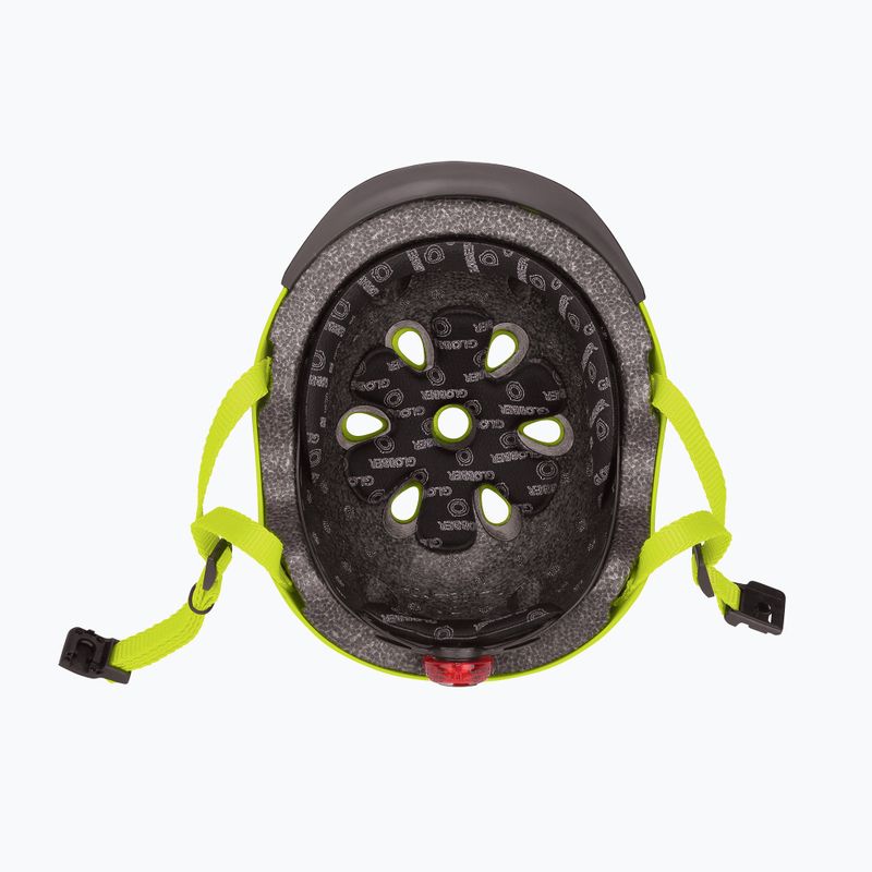 Globber Primo Fantasy children's helmet lime green flower 5