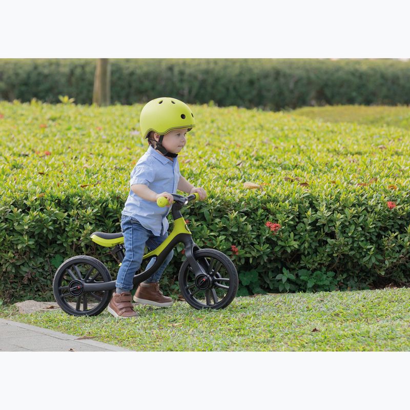 Globber Primo Fantasy children's helmet lime green flower 7