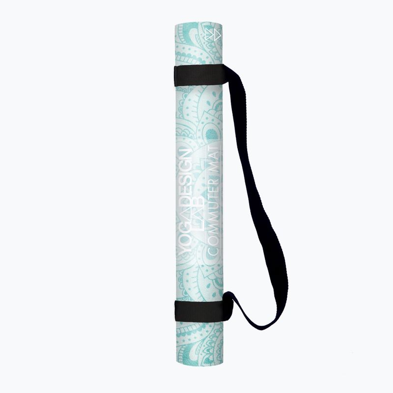 Yoga Design Lab Combo Yoga travel mat 1.5 mm blue Mandala Turquoise 10