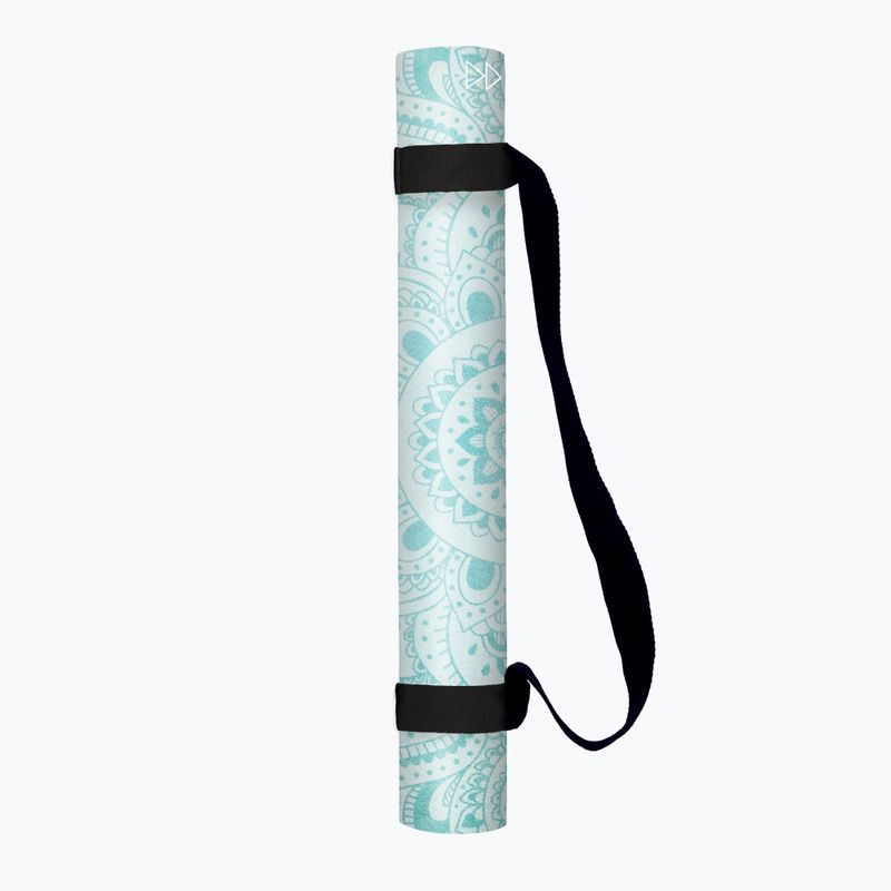 Yoga Design Lab Combo Yoga travel mat 1.5 mm blue Mandala Turquoise 11