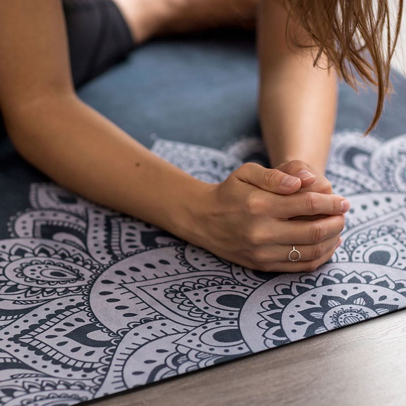 Yoga Design Lab Combo Yoga travel mat 1.5 mm navy blue Mandala Sapphire 6