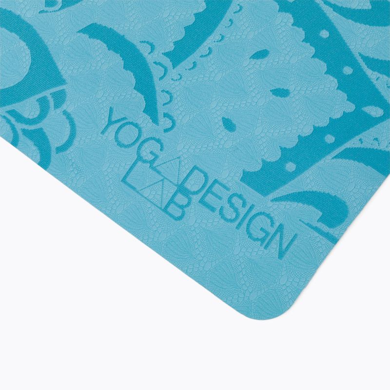 Yoga Design Lab Flow Pure 6 mm blue Mandala Aqua yoga mat 3