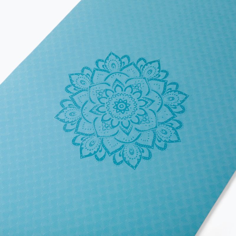 Yoga Design Lab Flow Pure 6 mm blue Mandala Aqua yoga mat 4