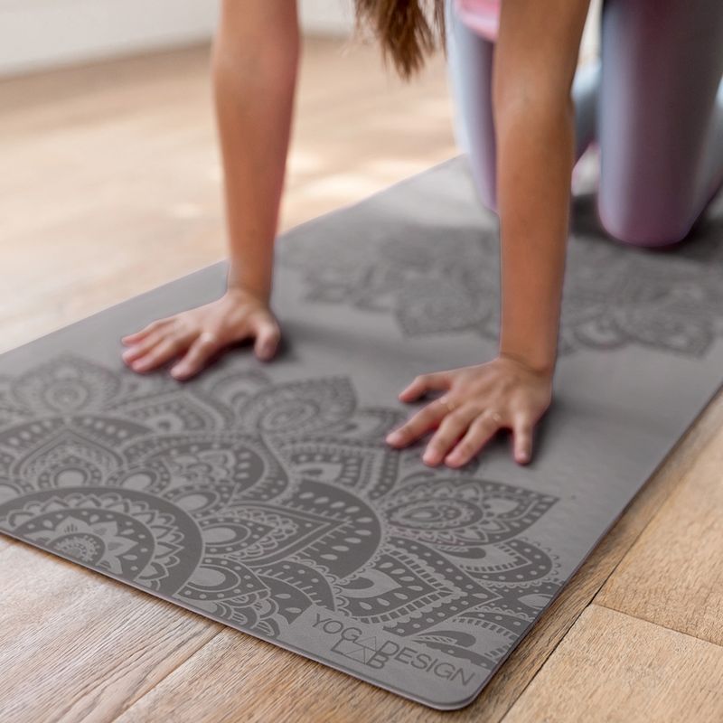 Yoga Design Lab Flow Pure 6 mm green Mandala Charcoal yoga mat 7