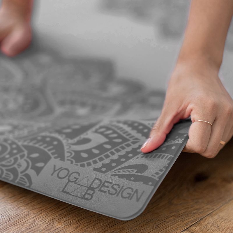 Yoga Design Lab Flow Pure 6 mm green Mandala Charcoal yoga mat 8