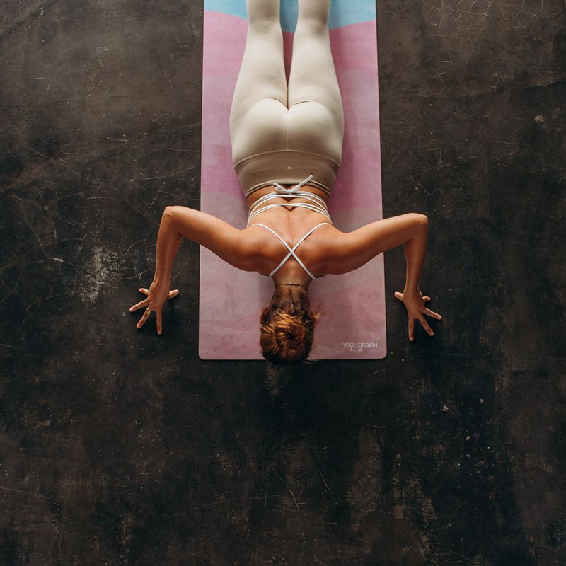 Yoga Design Lab Combo Yoga mat pink 5.5 mm Thar 7
