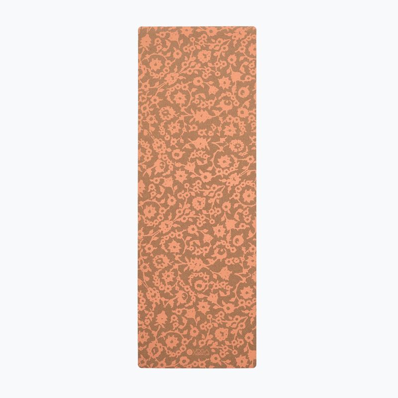 Yoga Design Lab Cork 5.5 mm floral batik yoga mat