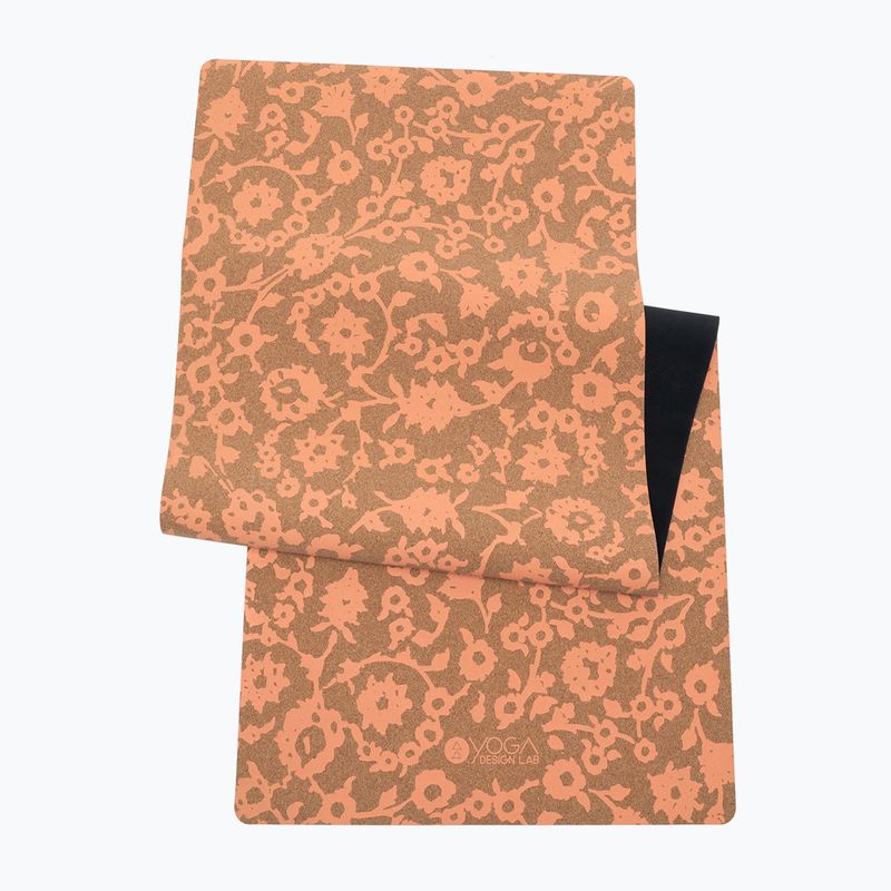 Yoga Design Lab Cork 5.5 mm floral batik yoga mat 2
