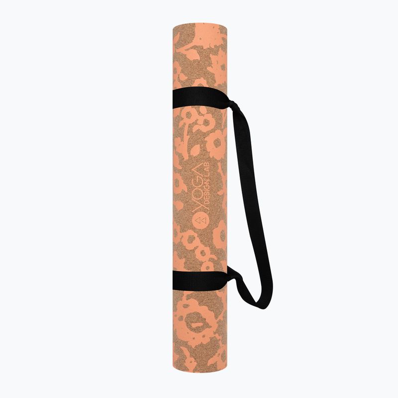 Yoga Design Lab Cork 5.5 mm floral batik yoga mat 5