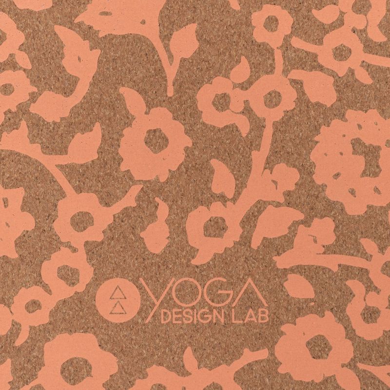 Yoga Design Lab Cork 5.5 mm floral batik yoga mat 6