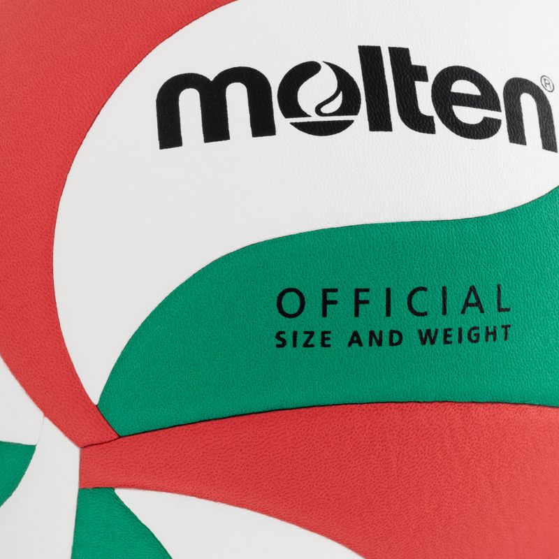 Molten volleyball V4M4000-4 white/green/red size 4 3