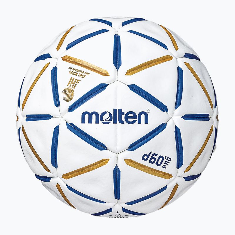 Molten handball H3D4000-BW d60 PRO IHF blue/white size 3