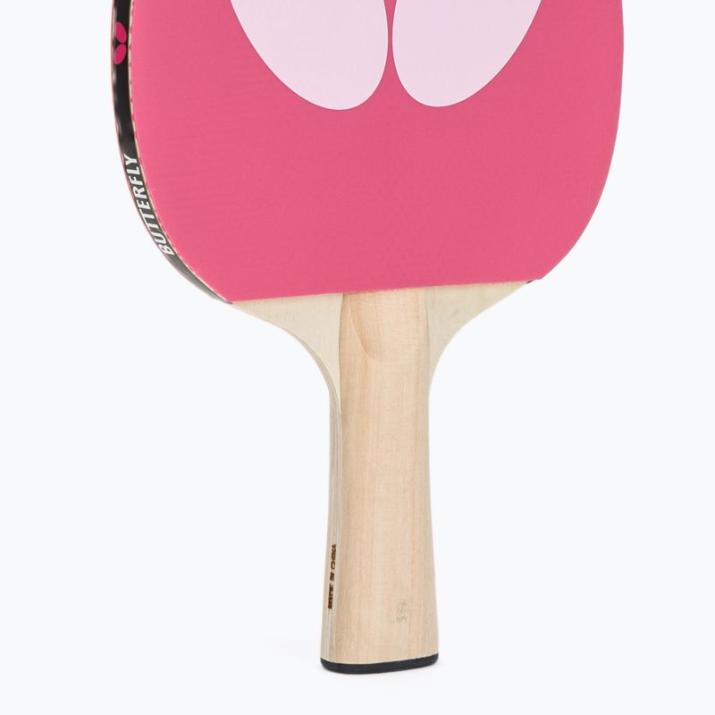 Table tennis racket Butterfly Logo pink 5