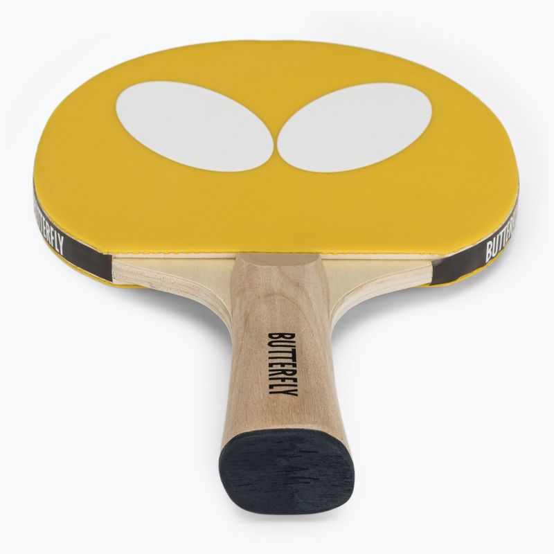 Table tennis racket Butterfly Logo yellow 2