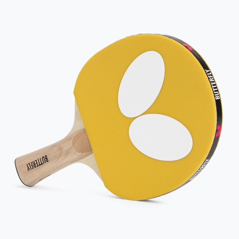 Table tennis racket Butterfly Logo yellow 3