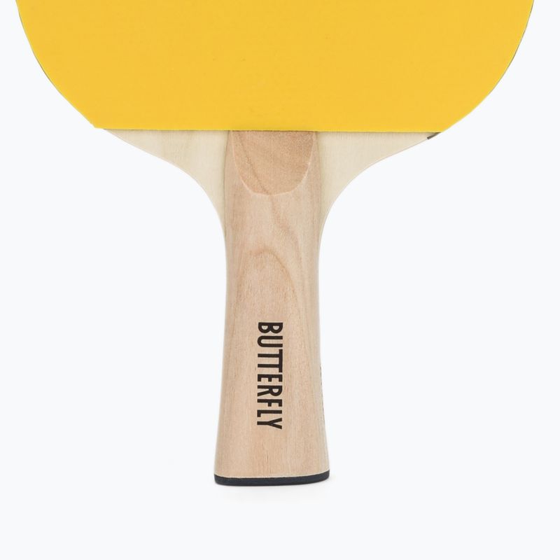 Table tennis racket Butterfly Logo yellow 4