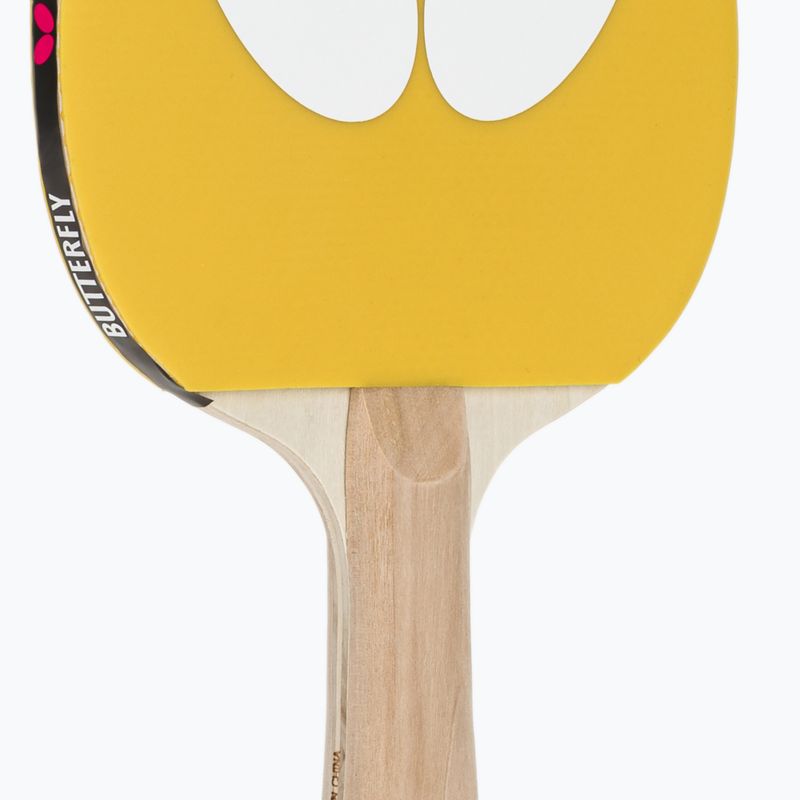 Table tennis racket Butterfly Logo yellow 5
