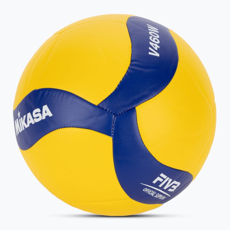 Mikasa volleyball V460 yellow/blue size 5 2