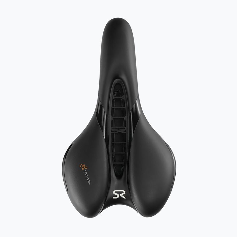Bike saddle Selle Royal Respiro Soft Athletic Straciatella 45St. black 2