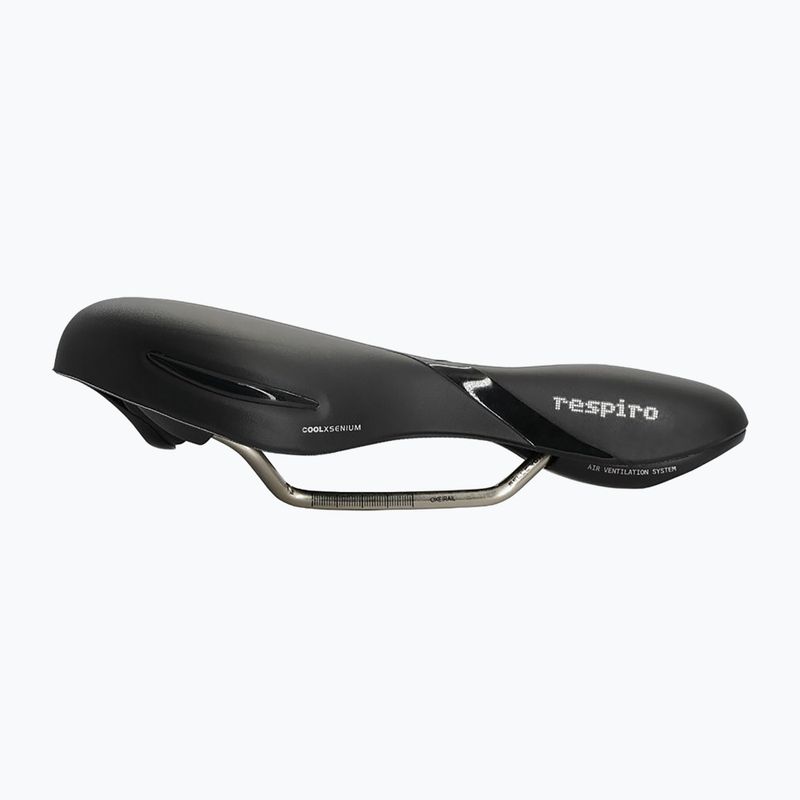 Bike saddle Selle Royal Respiro Soft Athletic Straciatella 45St. black 3