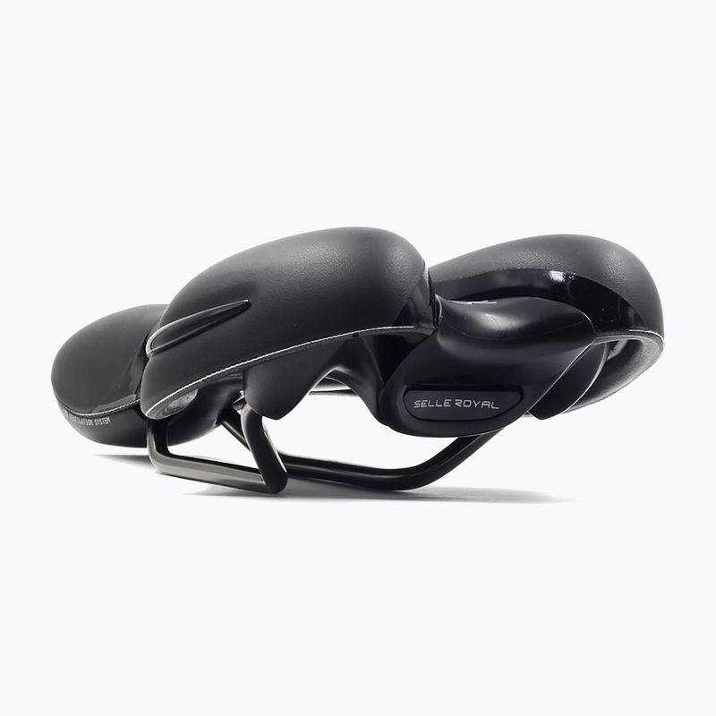 Bike saddle Selle Royal Respiro Soft Athletic Straciatella 45St. black 7