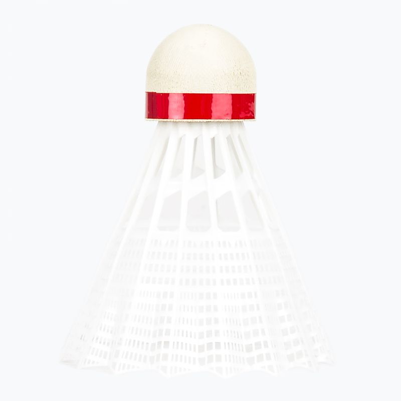 Badminton shuttlecocks YONEX Mavis 350 W 6 pack white 2