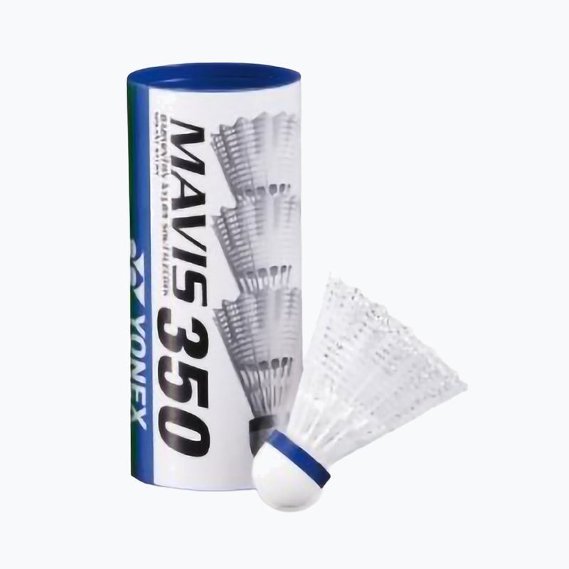 YONEX Mavis 350 W badminton shuttlecocks 3 pcs. white