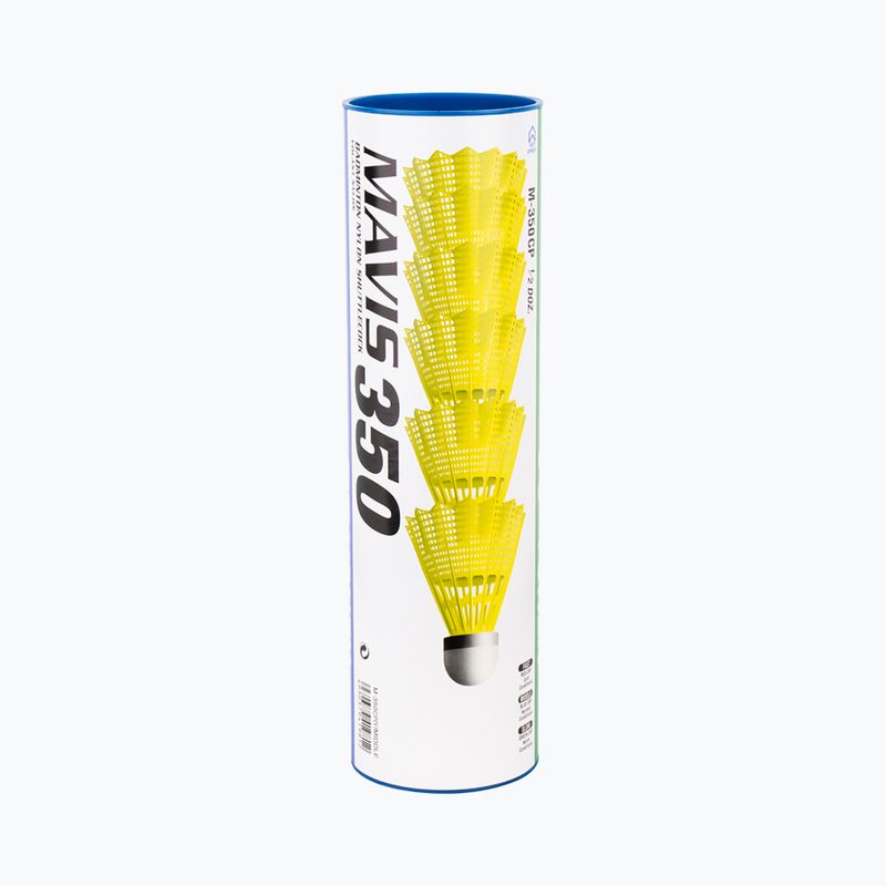 YONEX Mavis 350 Y yellow badminton shuttlecocks M350YS 3