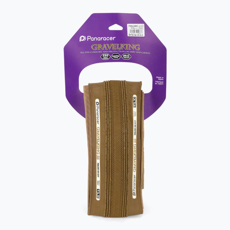 Panaracer GravelKing SS rolling brown bicycle tyre 335-56-99_PAN 2