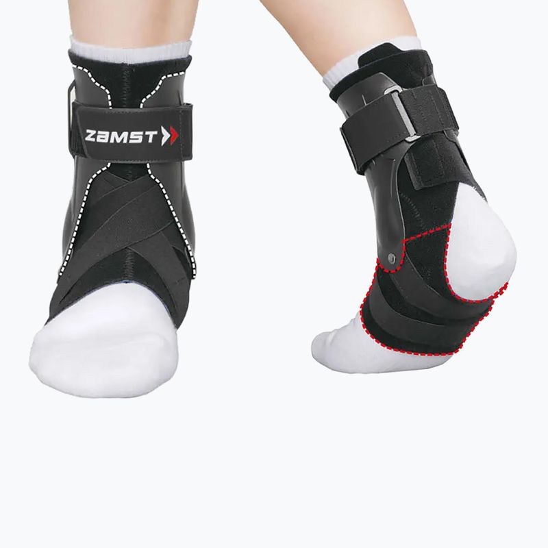 Zamst A2-DX Angle Right ankle stabiliser black 470601 7