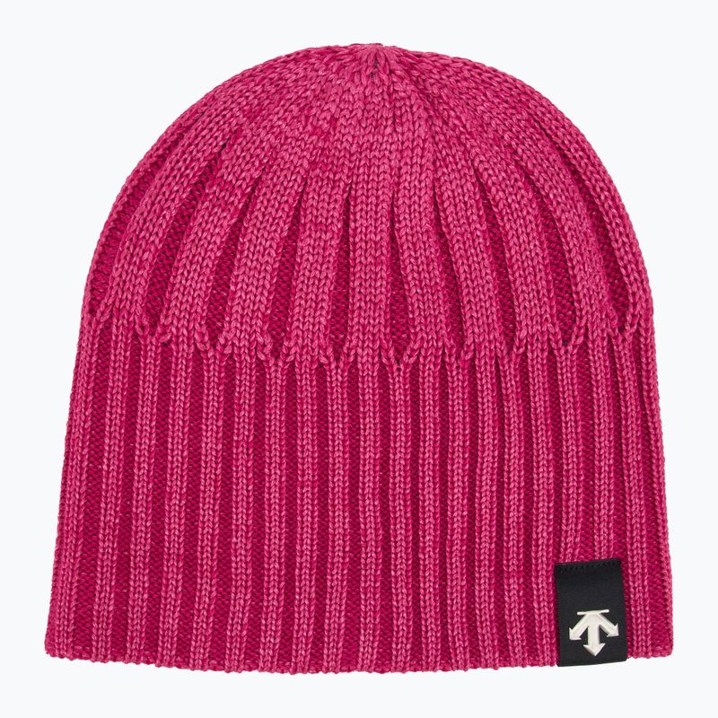 Descente winter beanie Lame Yarn amplitude magenta