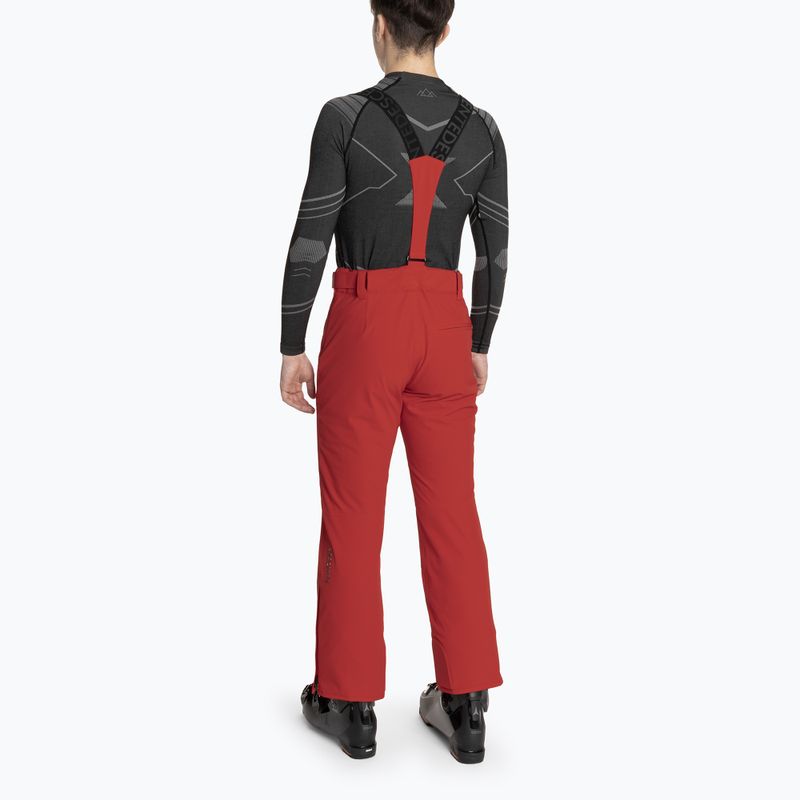 Men's ski trousers Descente Swiss electric red 2