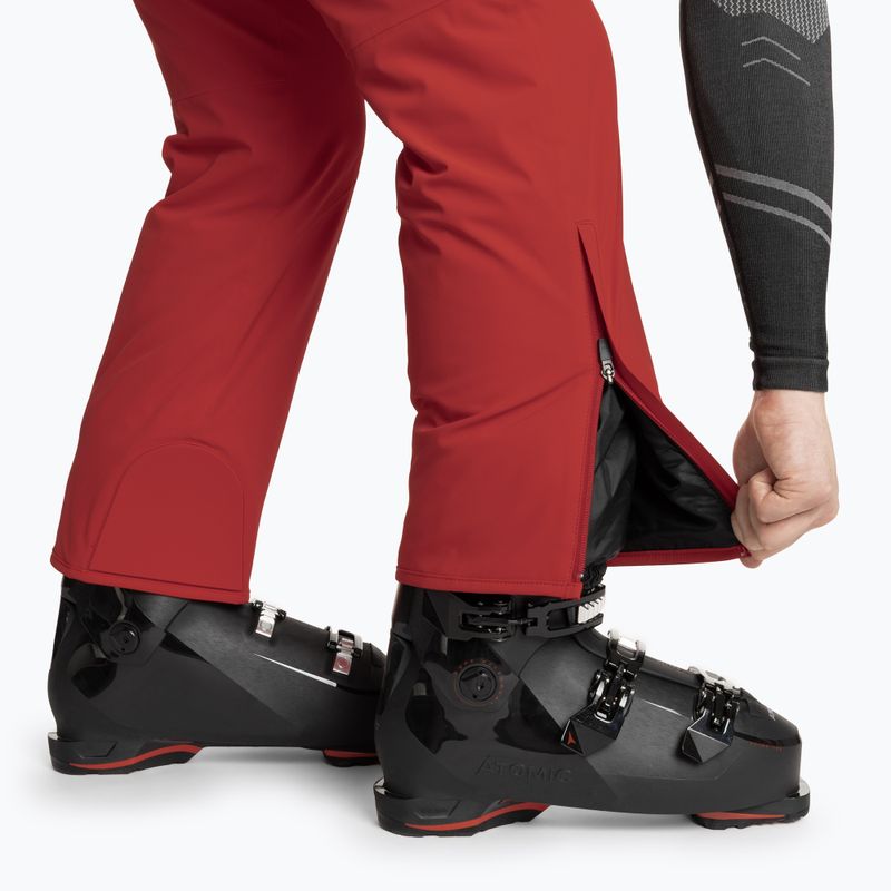 Men's ski trousers Descente Swiss electric red 7