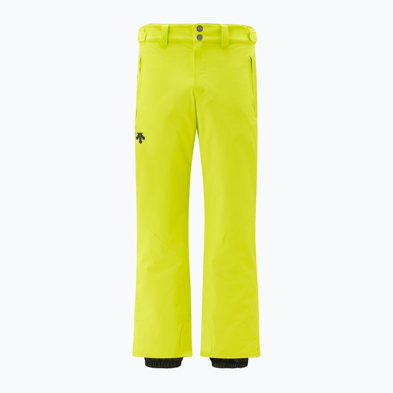 Men's ski trousers Descente Swiss giant yellow