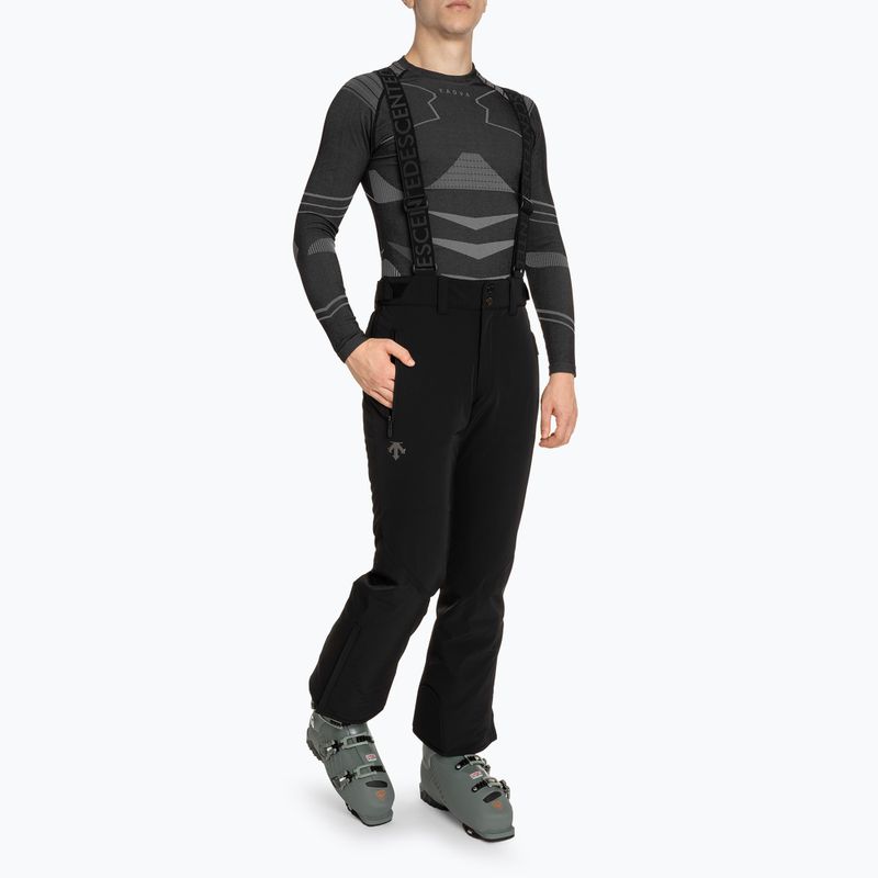 Men's ski trousers Descente Swiss Regular black