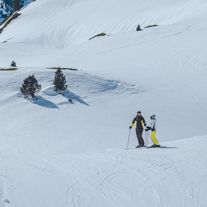 Men's Descente Hybrid Rip Down ski jacket giant yellow 17