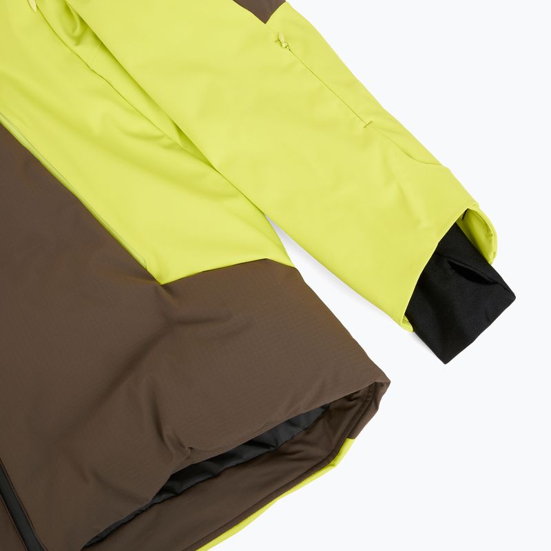 Men's Descente Hybrid Rip Down ski jacket giant yellow 3