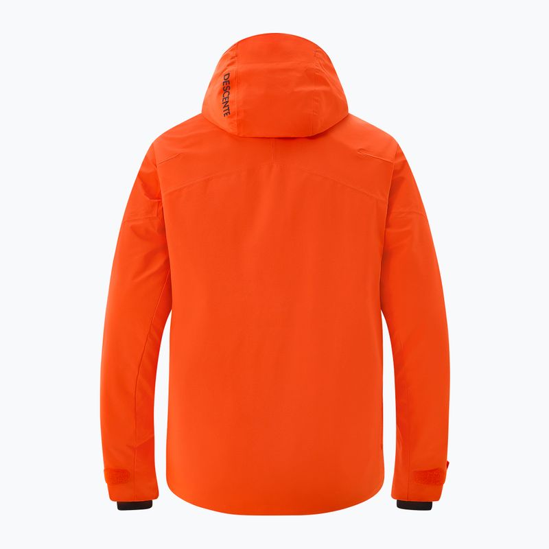 Men's Descente Angular Line ski jacket mandarin orange 2