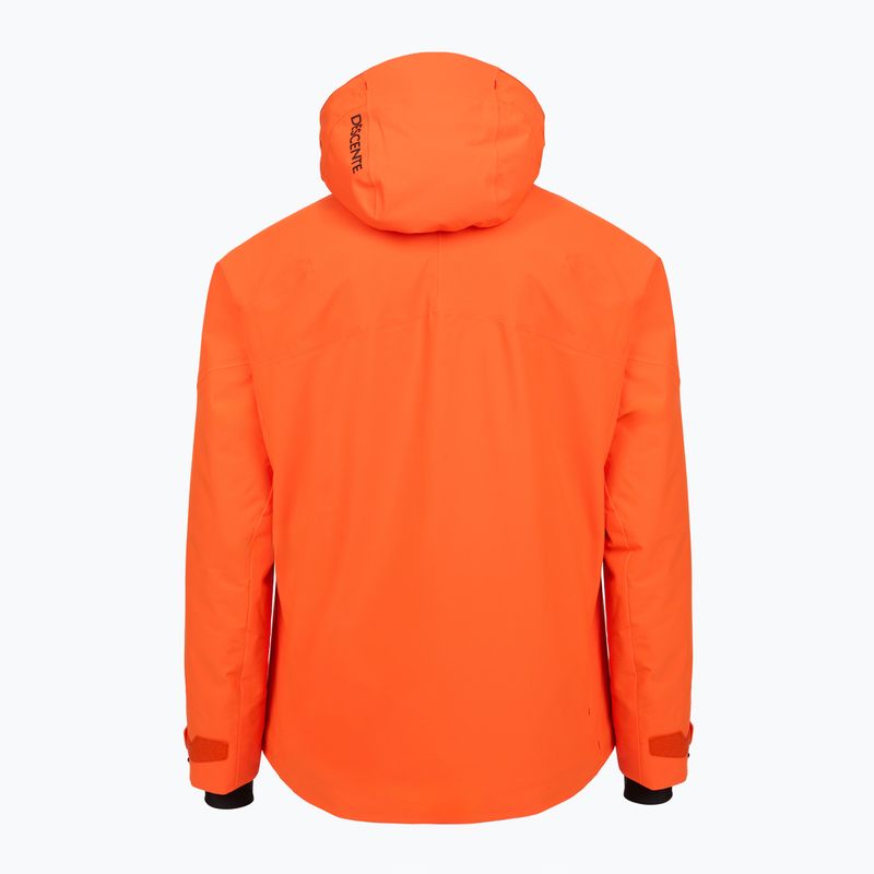 Men's Descente Angular Line ski jacket mandarin orange 2
