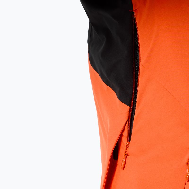 Men's Descente Insulated ski jacket mandarin orange 3