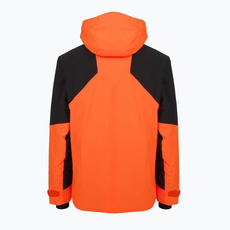 Men's Descente Insulated ski jacket mandarin orange 2