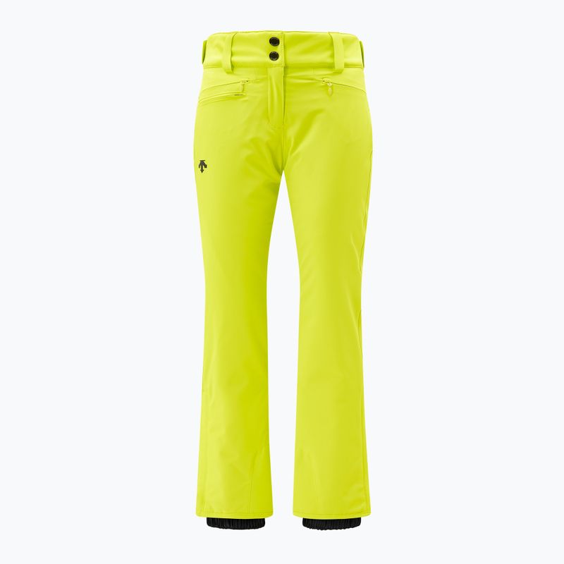 Women's ski trousers Descente Insulated giant yellow