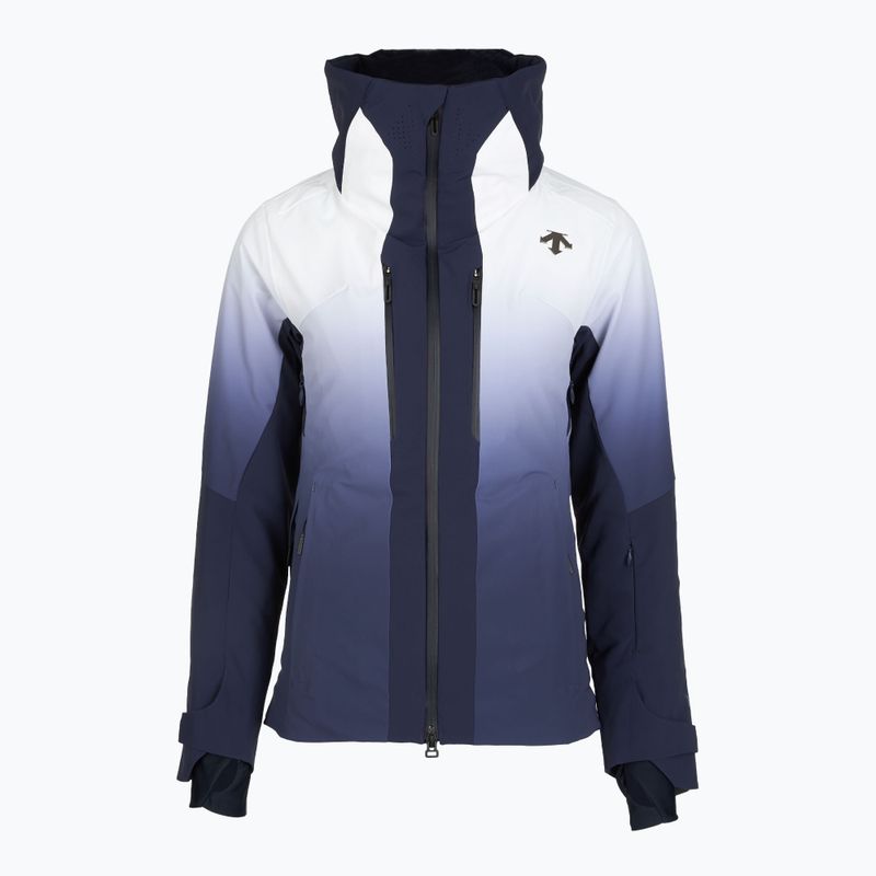 Women's ski jacket Descente Swiss Insulated dark night/white 8