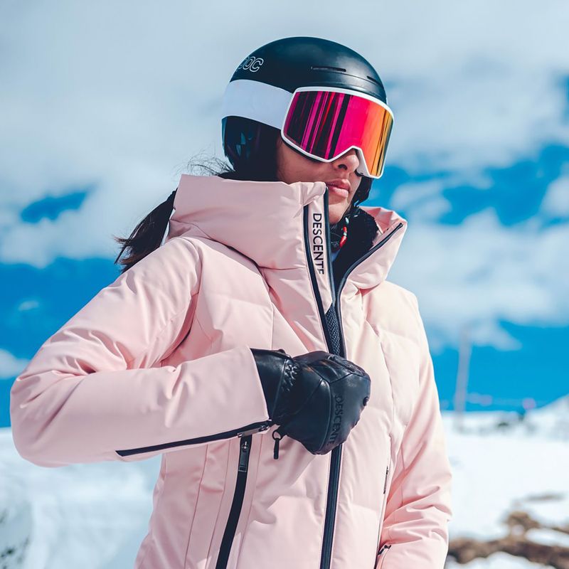 Women's ski jacket Descente Welded Down bloom pink 7