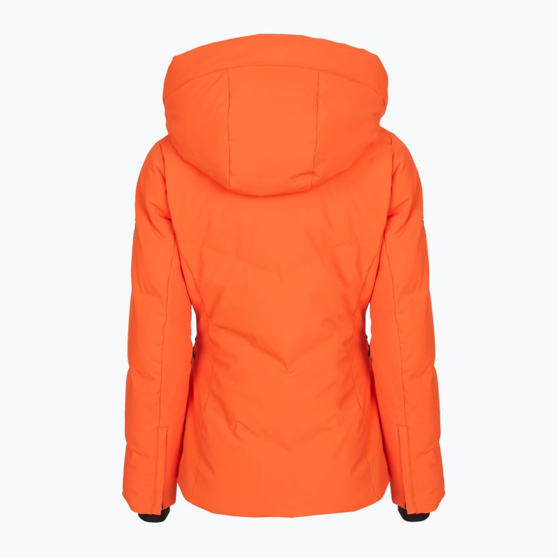 Women's ski jacket Descente Gradation Down mandarin orange 2