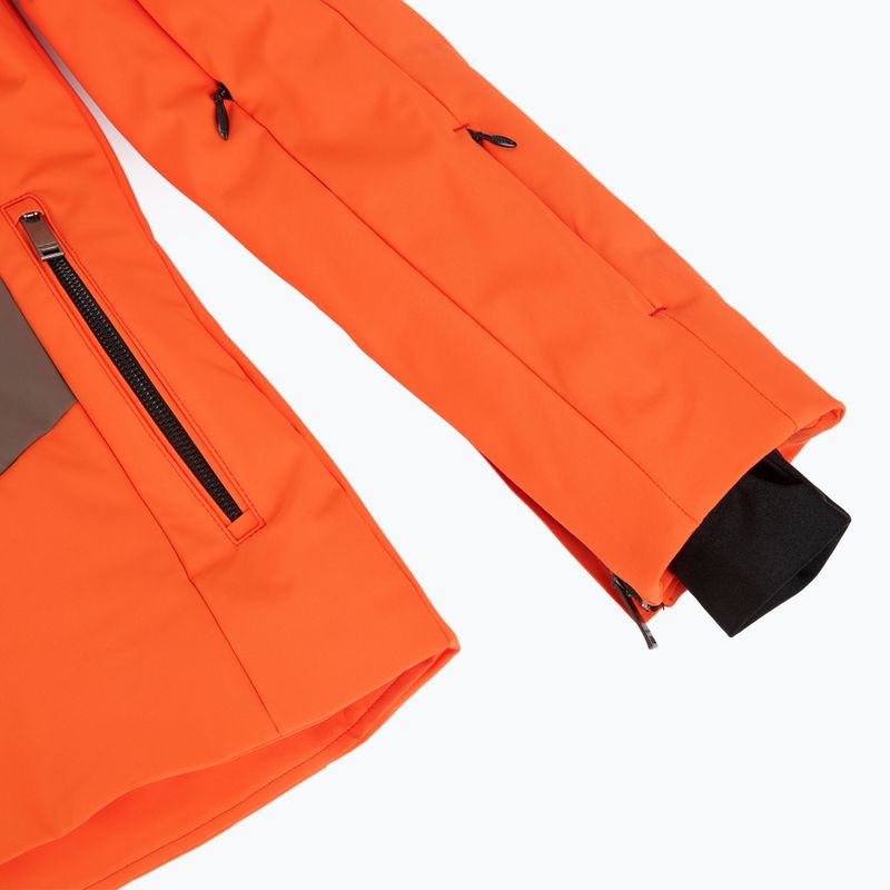 Women's ski jacket Descente Gradation Down mandarin orange 5
