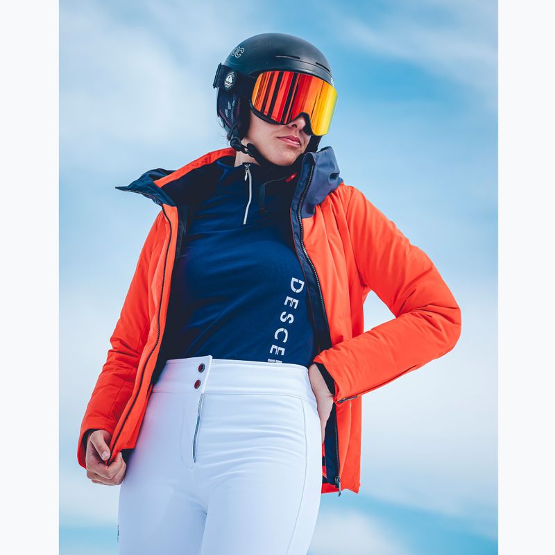 Women's ski jacket Descente Janie mandarin orange 3