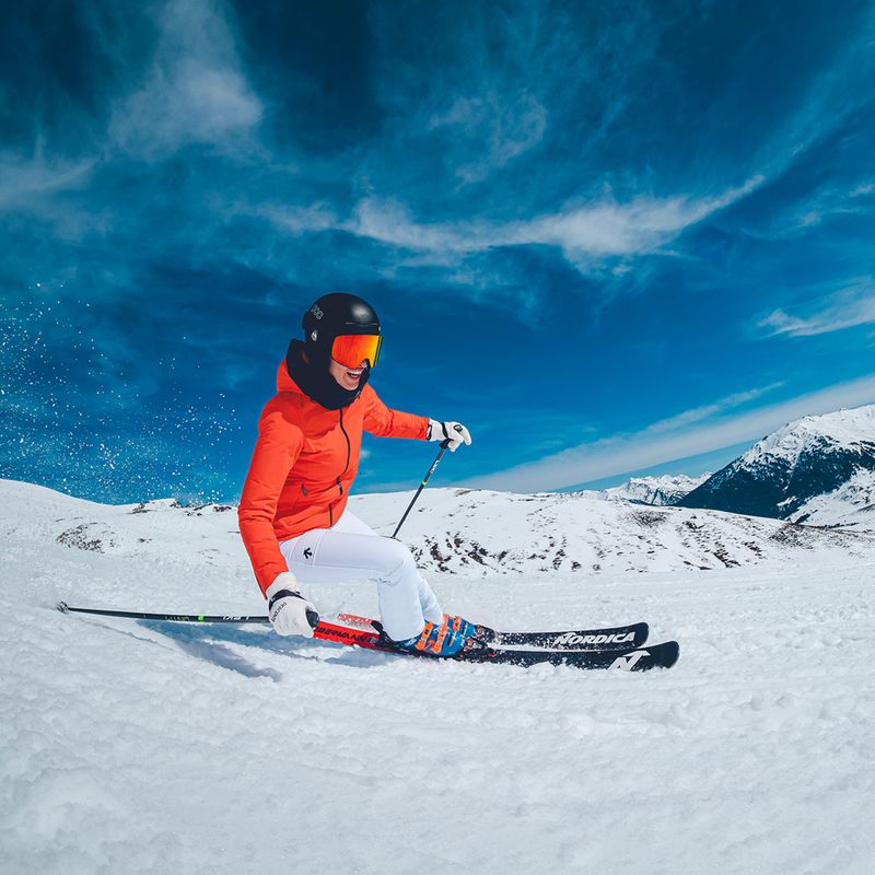 Women's ski jacket Descente Janie mandarin orange 4