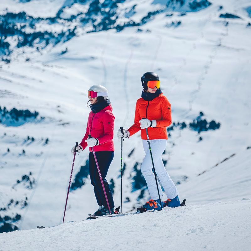 Women's ski jacket Descente Janie mandarin orange 5